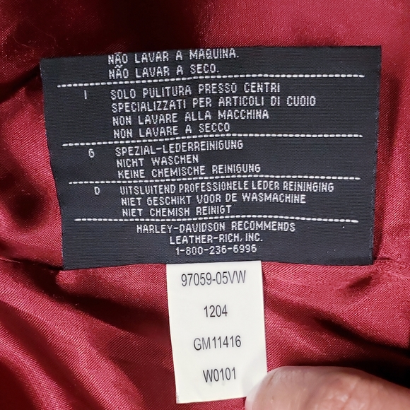 💰SOLD💰1/13/25 💥Harley-Davidson👍🏼3pc Leather Outfit/Coat Sz 8 - Picture 16 of 16